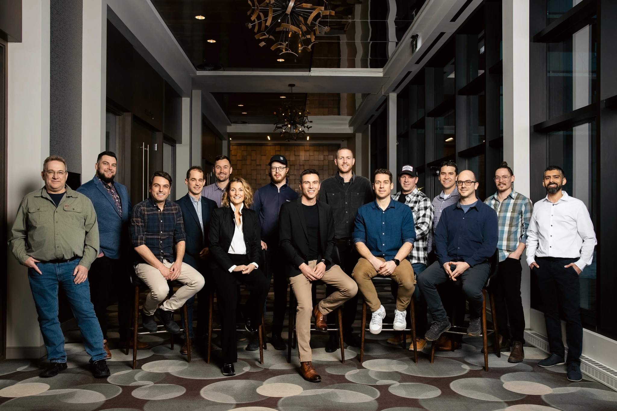 Professional engineer reviewing industrial piping systems